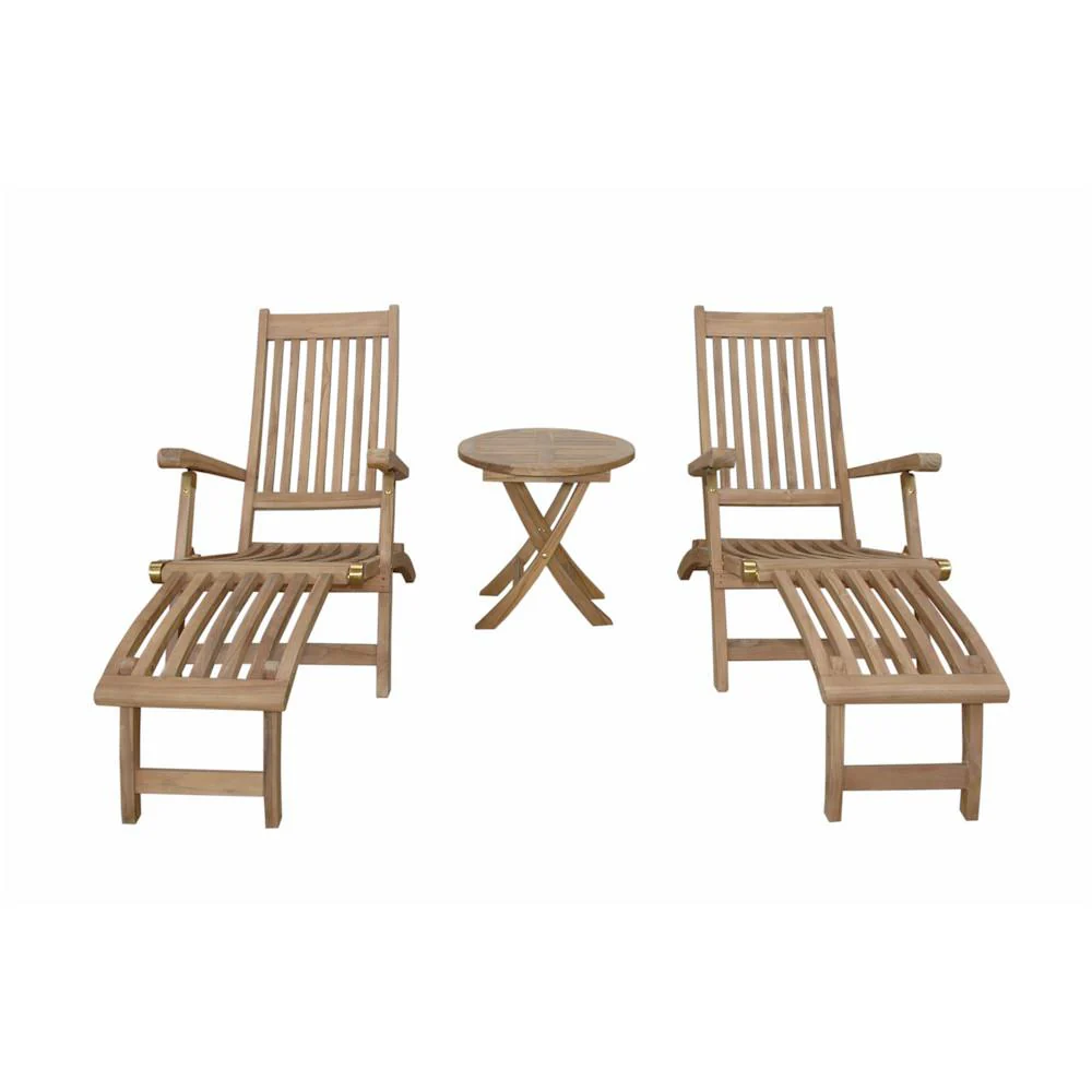 Tropicana Montage 3-Pieces Steamer Set By Anderson Teak - Image 2