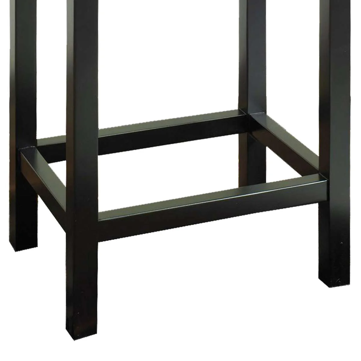 Tudor 26" Backless Stationary Barstool in Wrangler Brown Fabric with Nailhead Accents By Armen Living - Image 4