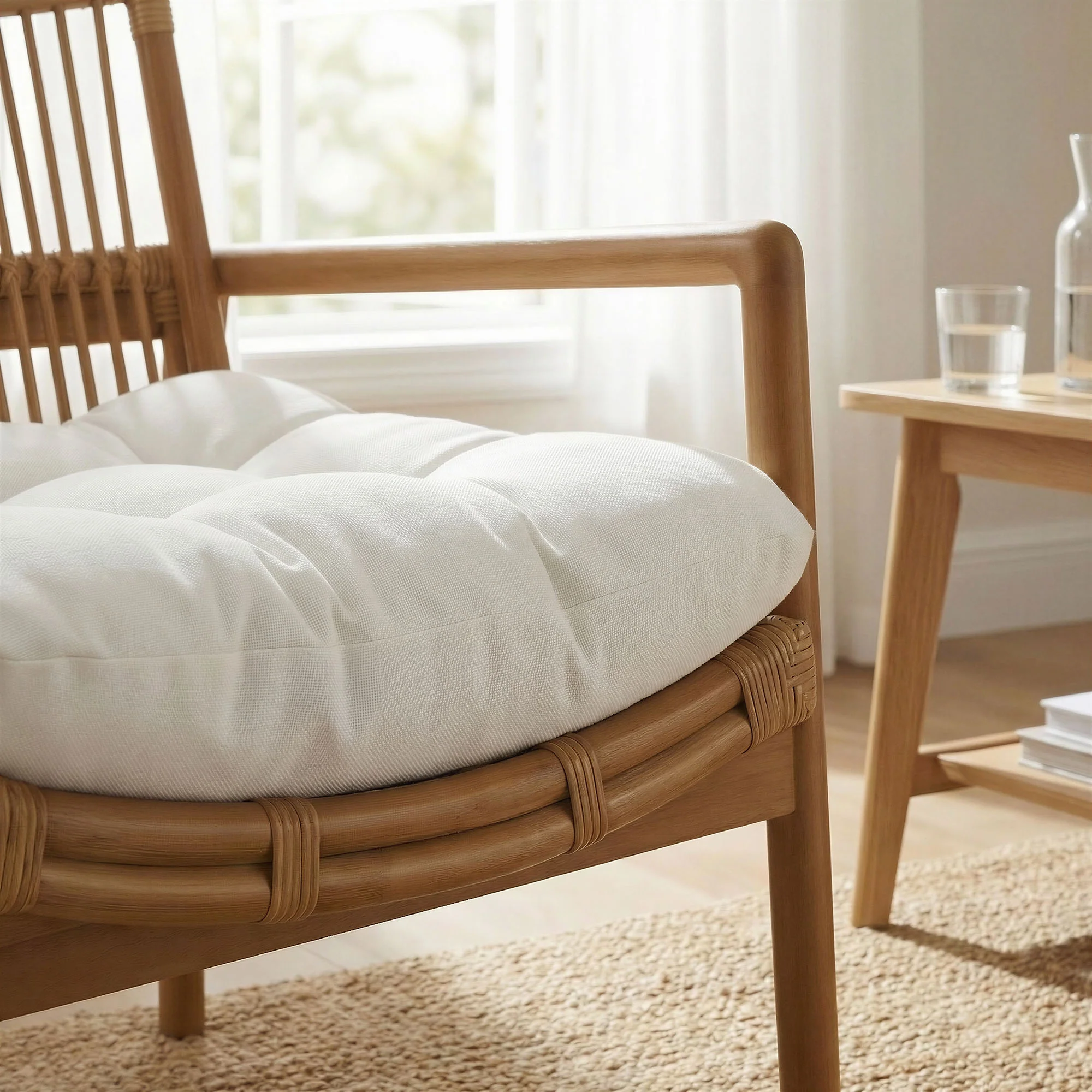 Tula Wood Rattan Lounge Chair by Modway - Image 10