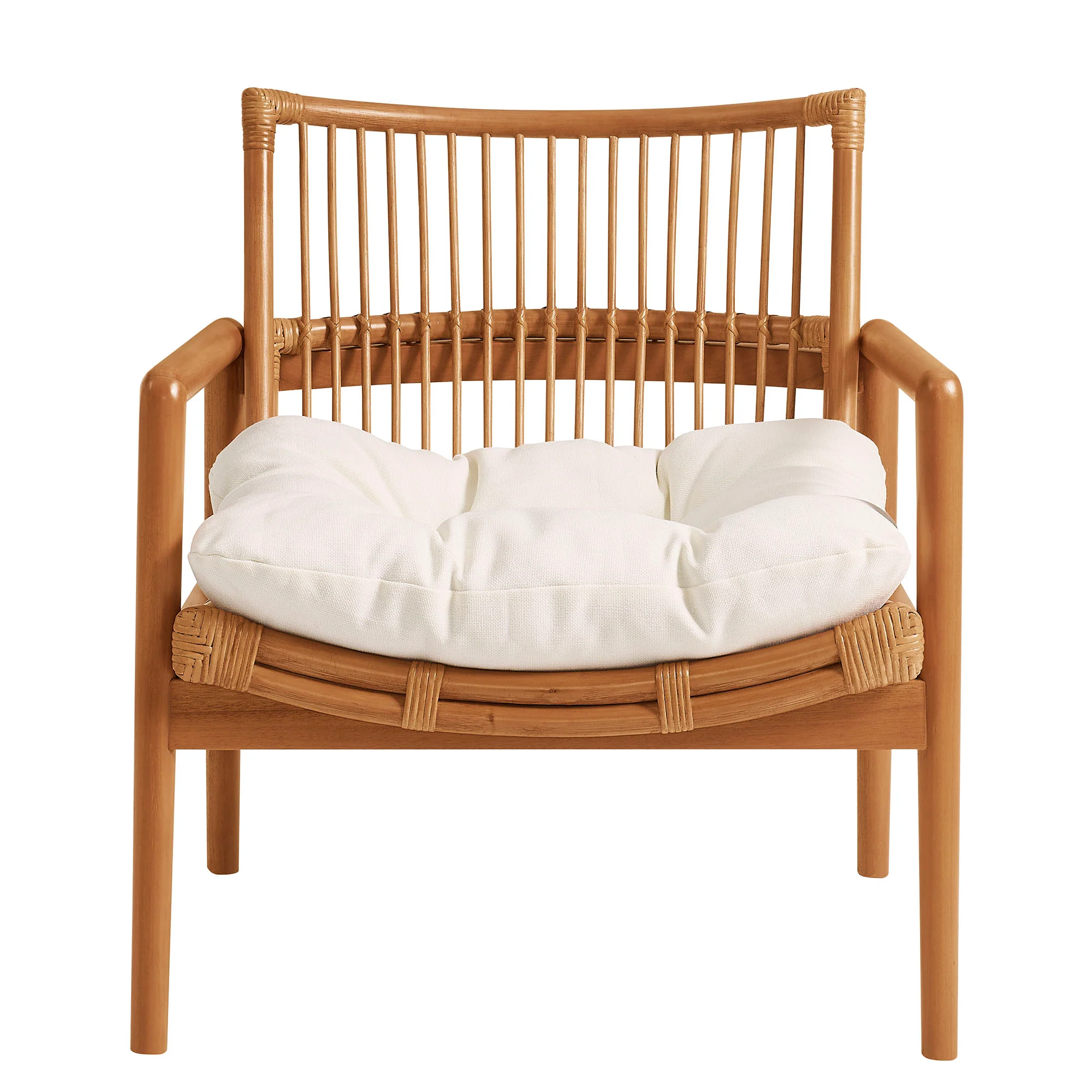 Tula Wood Rattan Lounge Chair by Modway - Image 6
