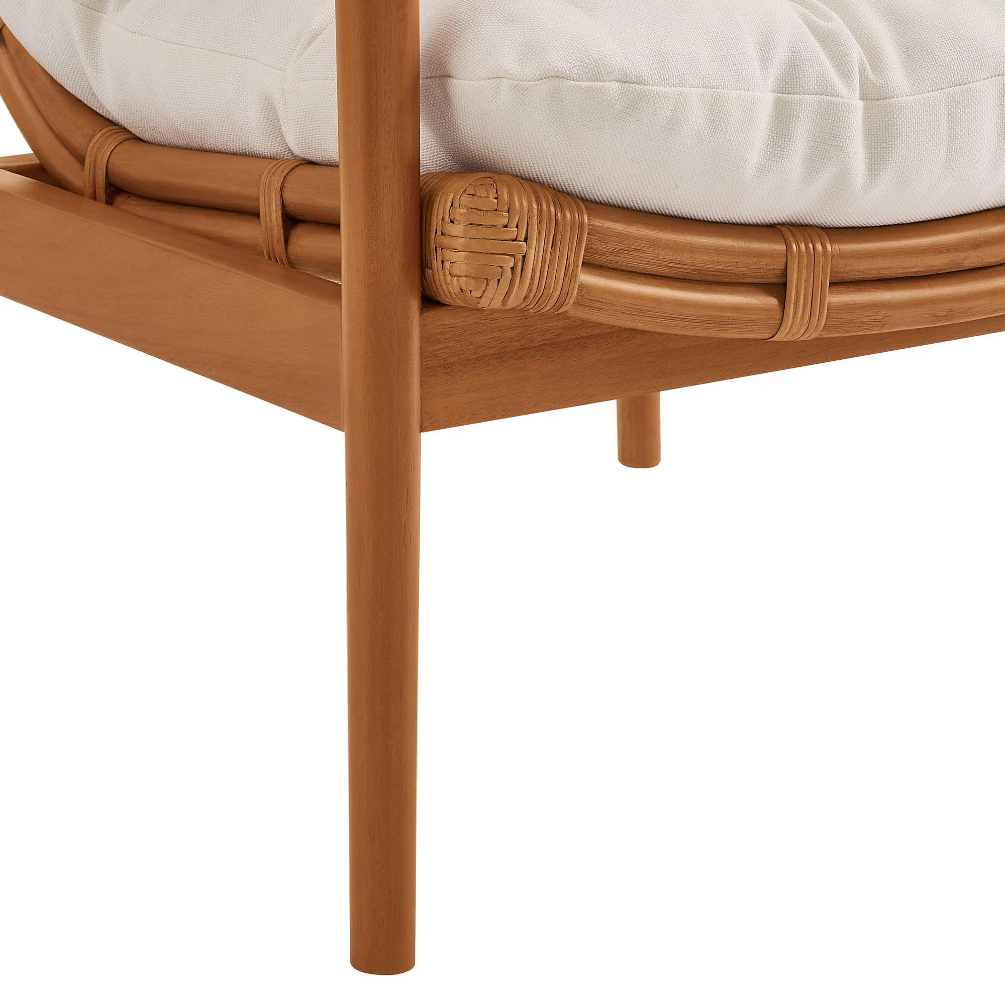Tula Wood Rattan Lounge Chair by Modway - Image 9