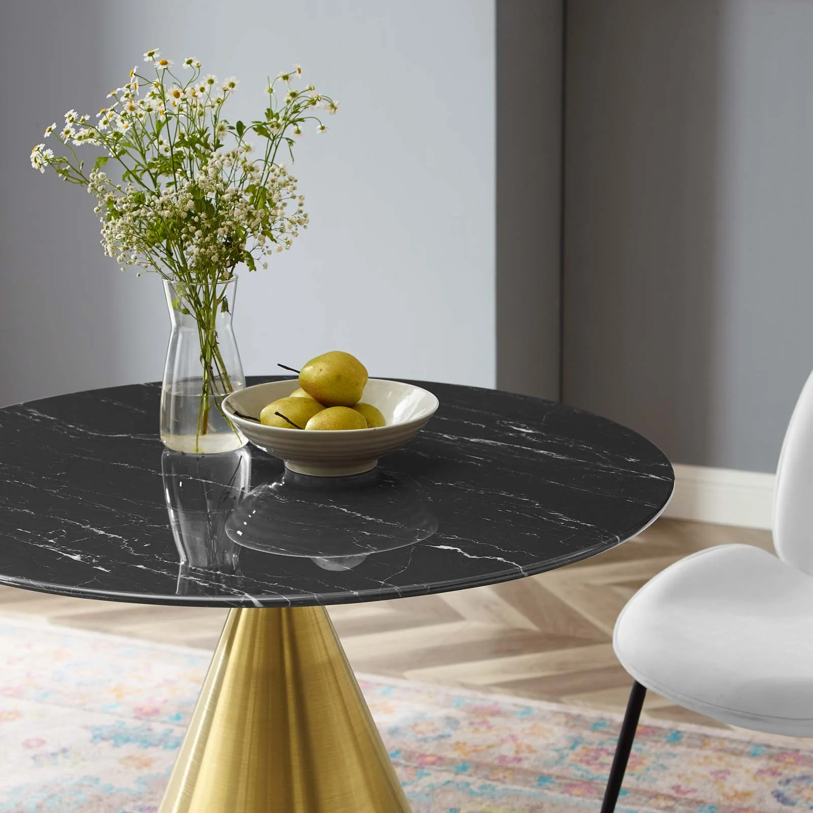 Tupelo 36" Artificial Marble Dining Table By Modway - EEI-5329 - Image 6