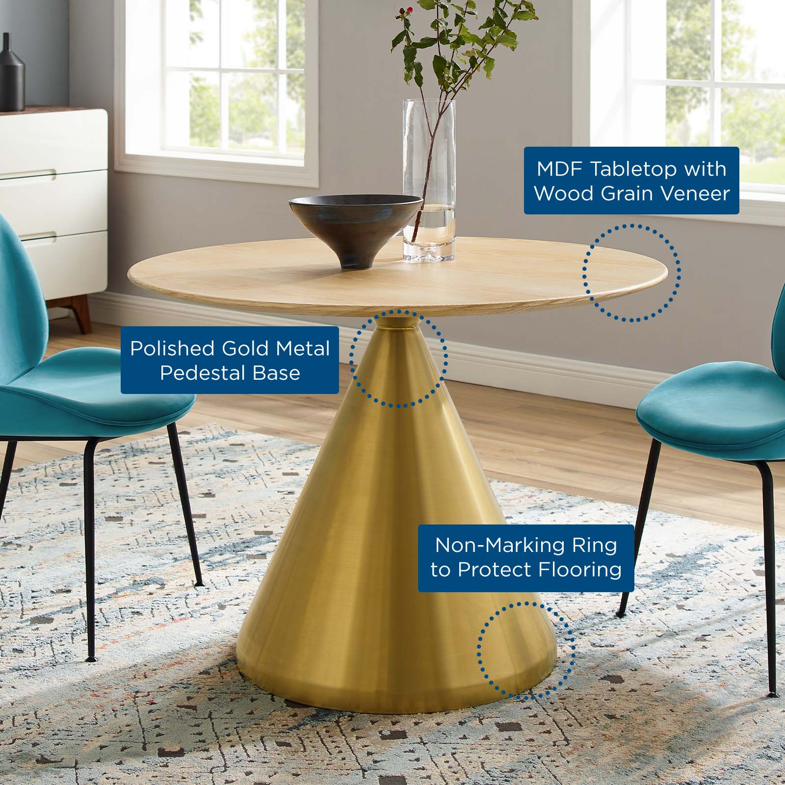 Tupelo 40" Dining Table By Modway - EEI-5342 - Image 5
