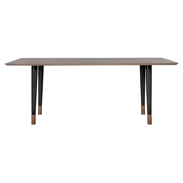 Turin Rustic 2 piece set with Dining Table and Sideboard in Black Brushed By Armen Living - Image 8