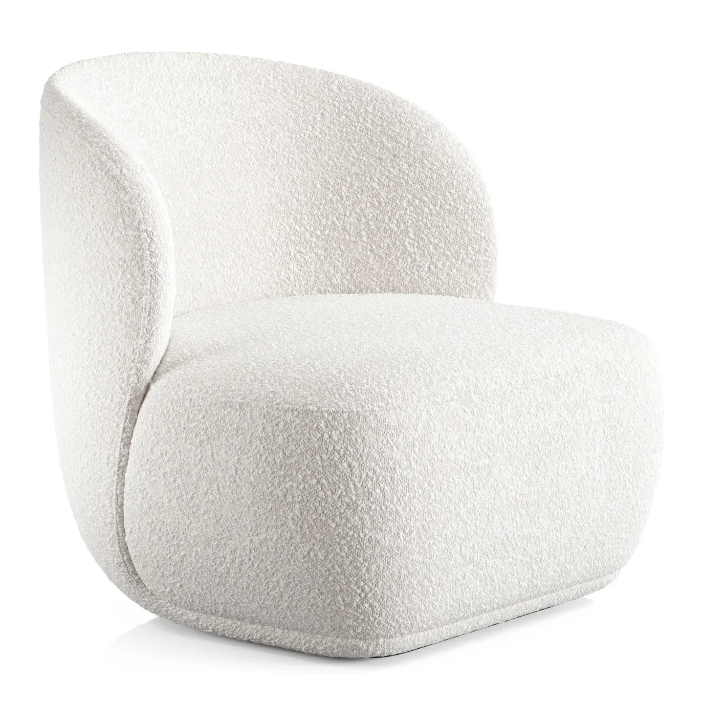 Tuva Lounge Chair, White By World Modern Design - Image 4