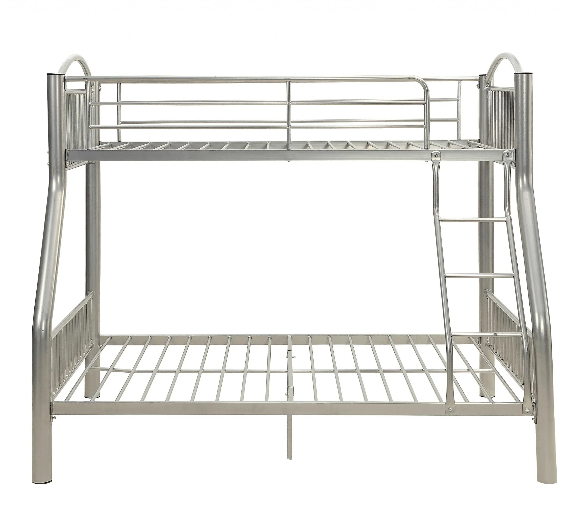 Twin Over Full Black Bunk Bed By Homeroots - Image 3