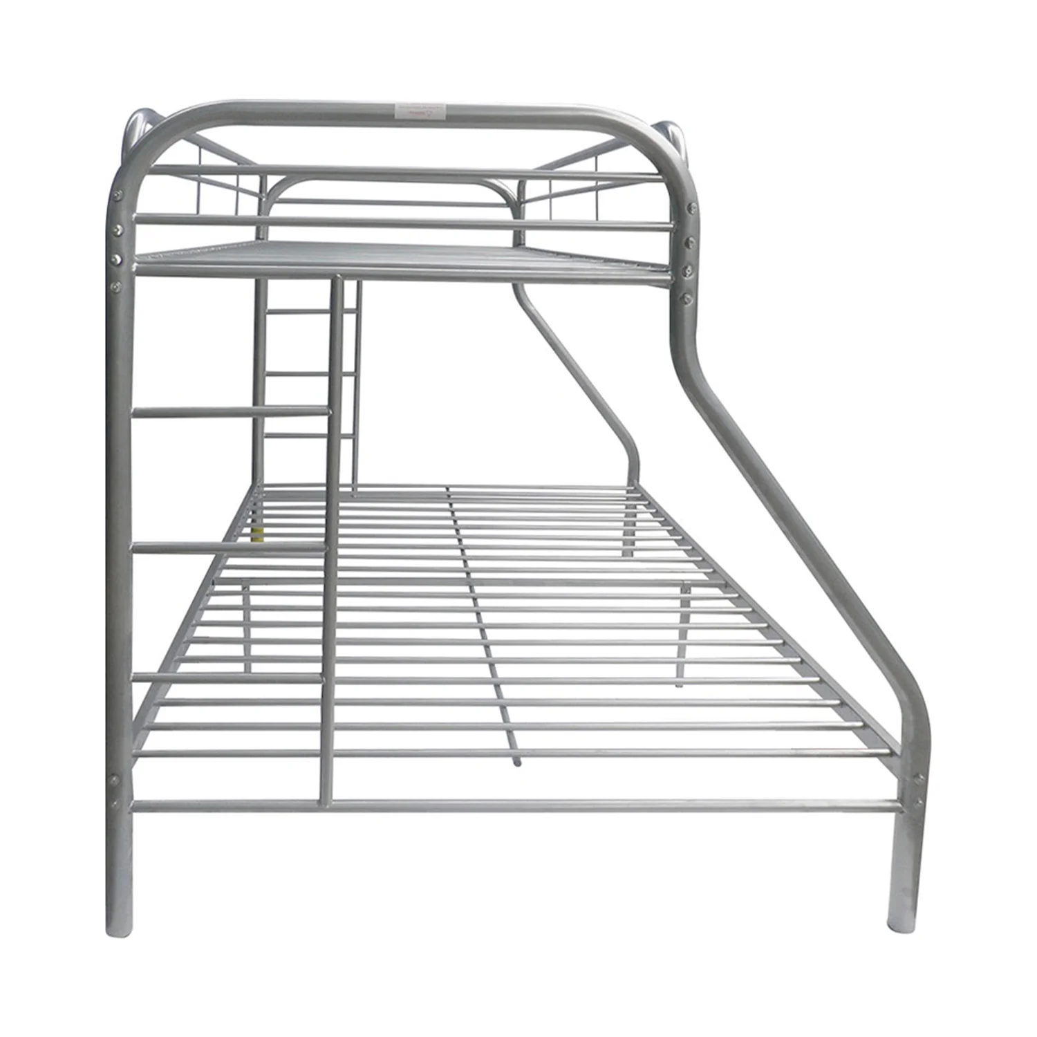 Twin Over Full Black Metal Tube Bunk Bed By Homeroots - Image 11