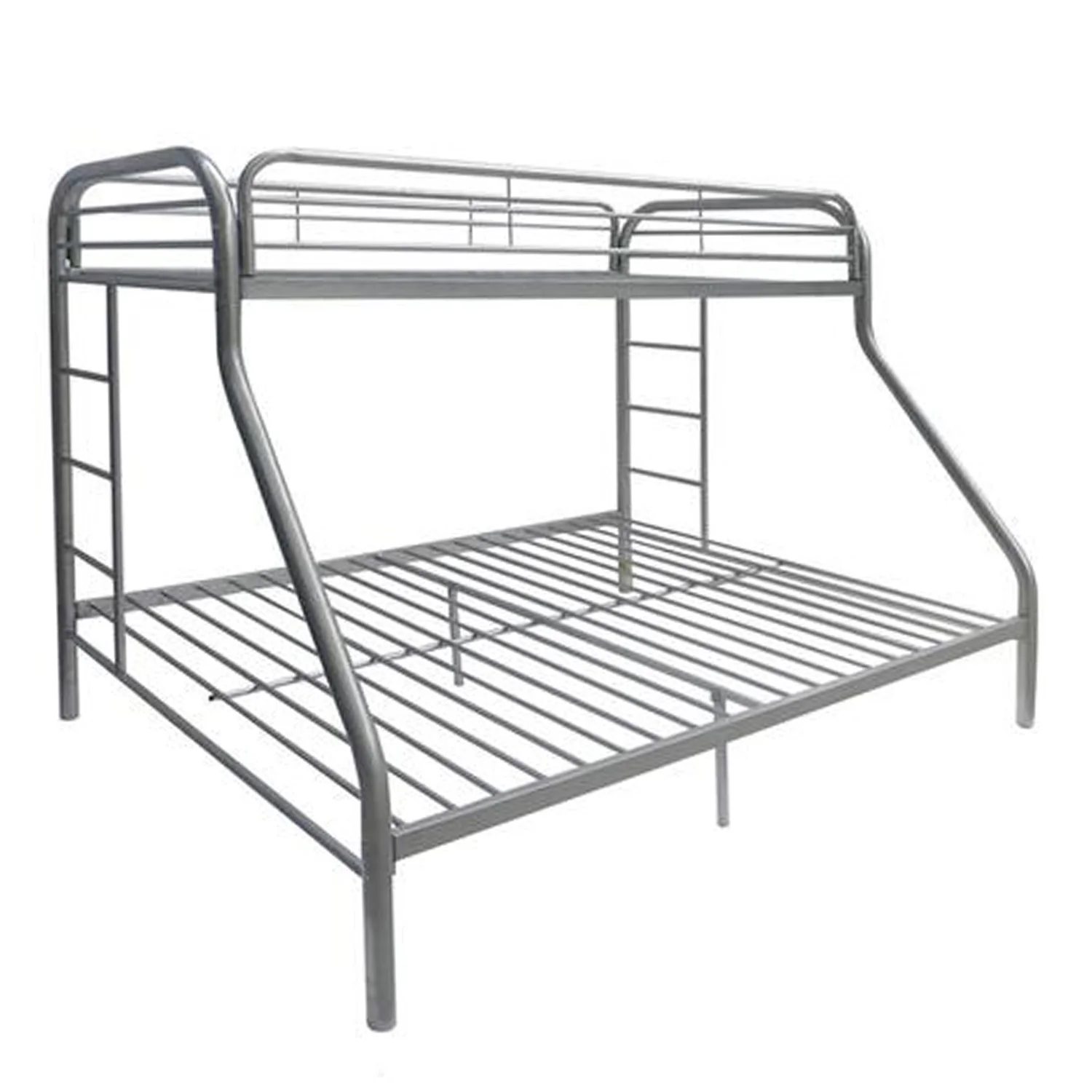 Twin Over Full Black Metal Tube Bunk Bed By Homeroots - Image 9