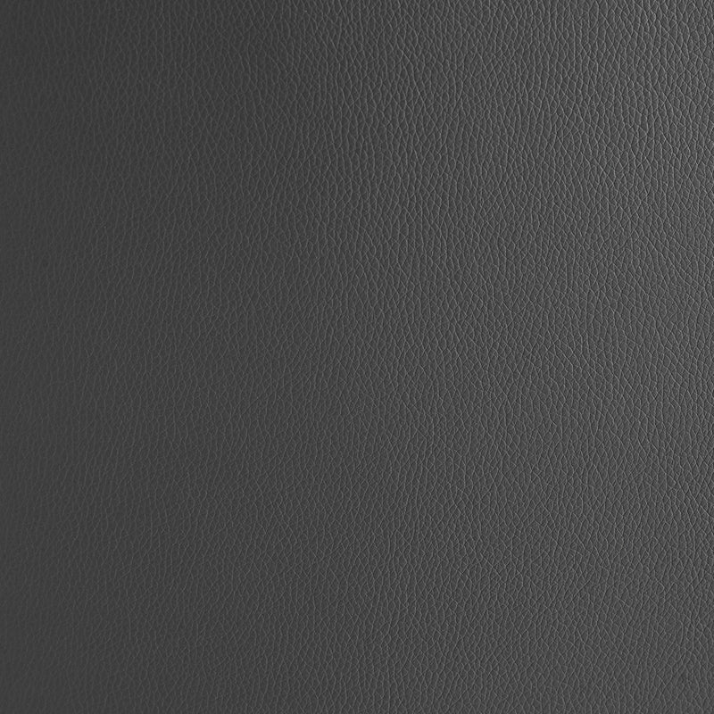 Two 29' Grey Leatherette And Steel Dining Chairs By Homeroots - Image 5