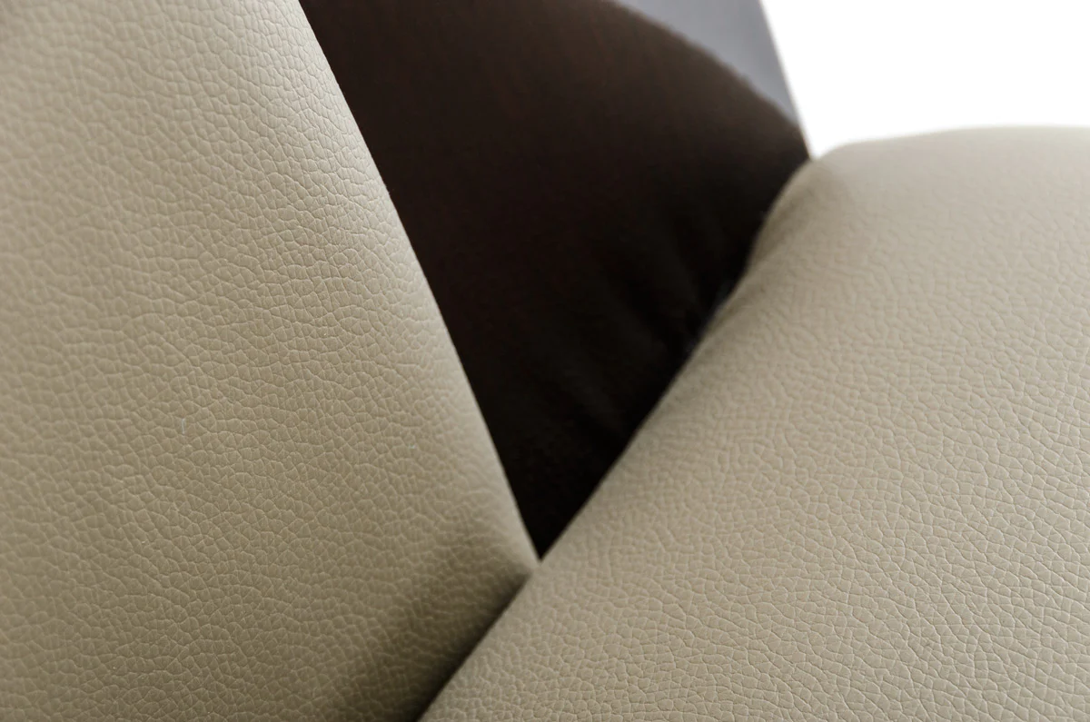 Two 42' Leatherette And Wood Dining Chair By Homeroots - Image 3