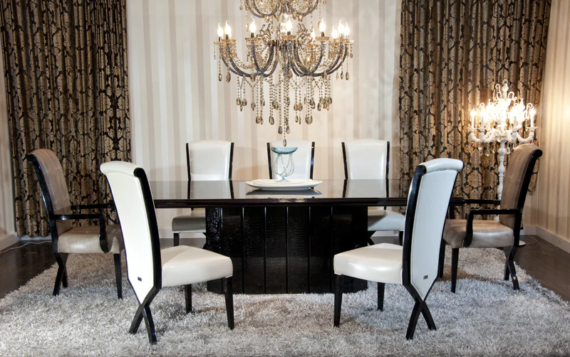 Two 43.5' White Leatherette And Black Wood Dining Chairs With X Shaped Rear Legs By Homeroots - Image 4
