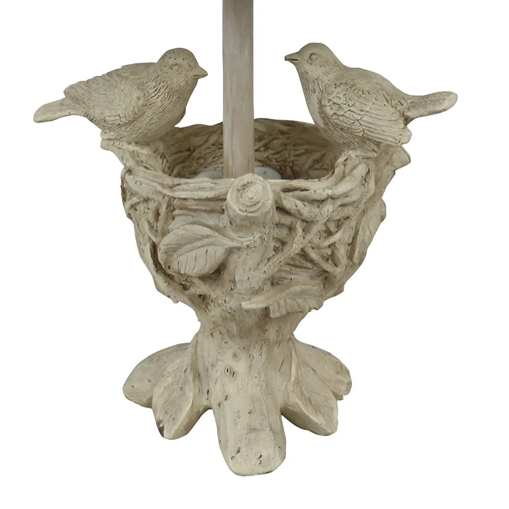 Two Birds and Nest Accent Lamp By Homeroots - Image 2