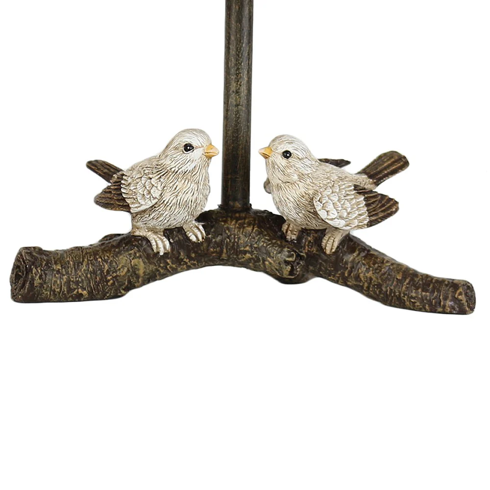 Two Cheery Birds on a Branch Accent Lamp By Homeroots - Image 3