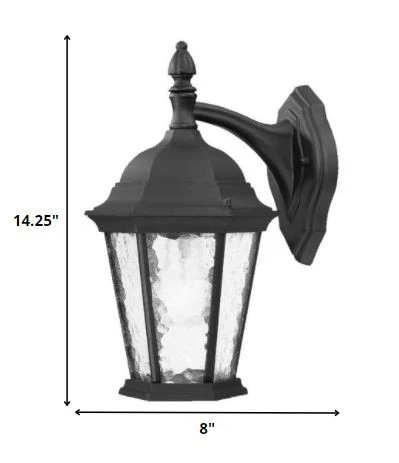 Two Light Matte Black Hanging Carousel Wall Light By Homeroots - Image 2