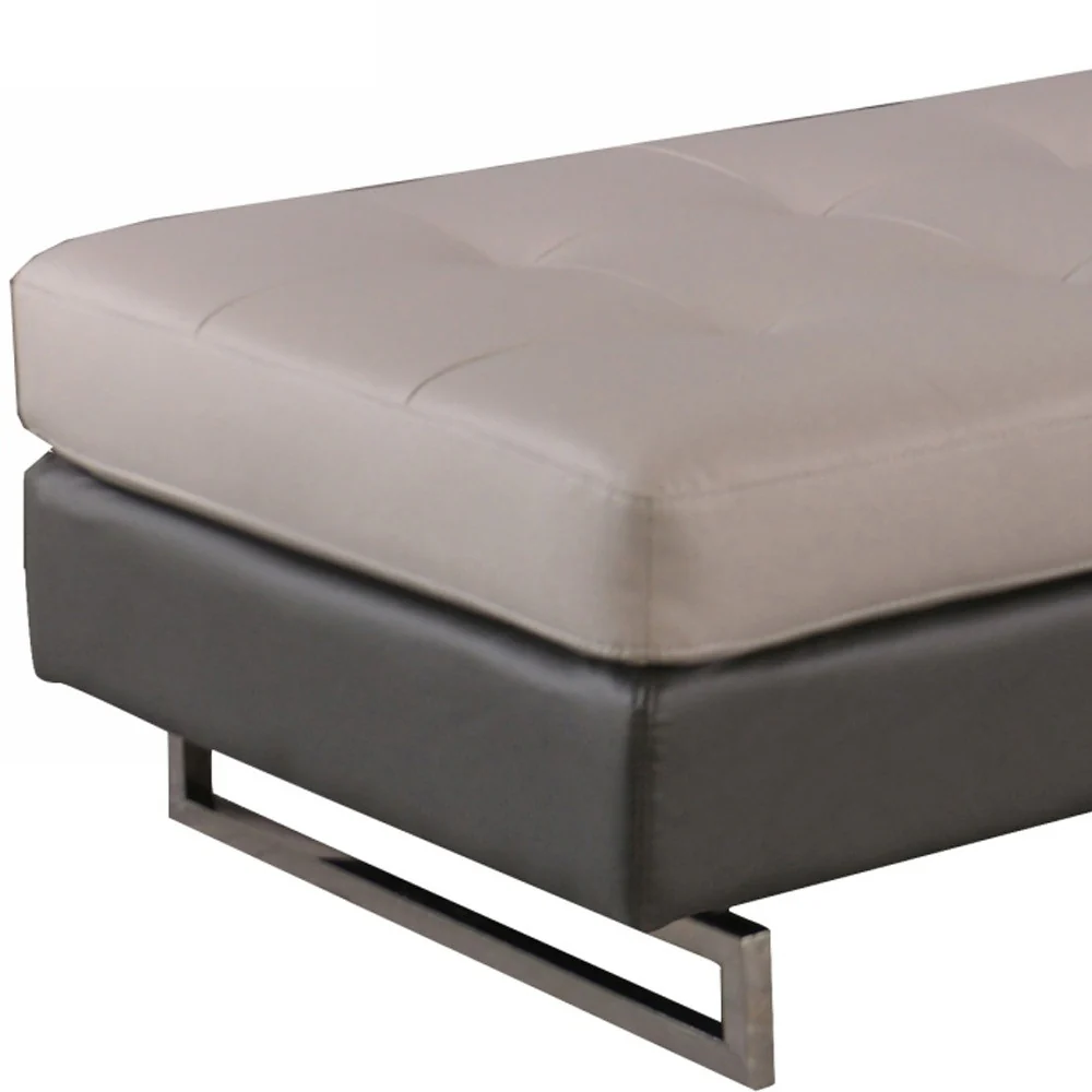 Twoto Tone Ottoman By Homeroots - Image 4