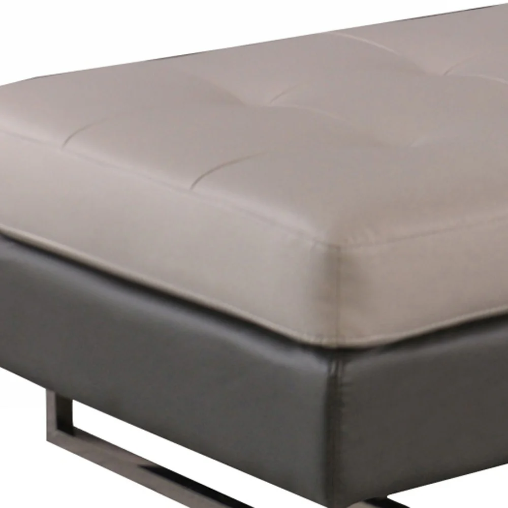 Twoto Tone Ottoman By Homeroots - Image 5