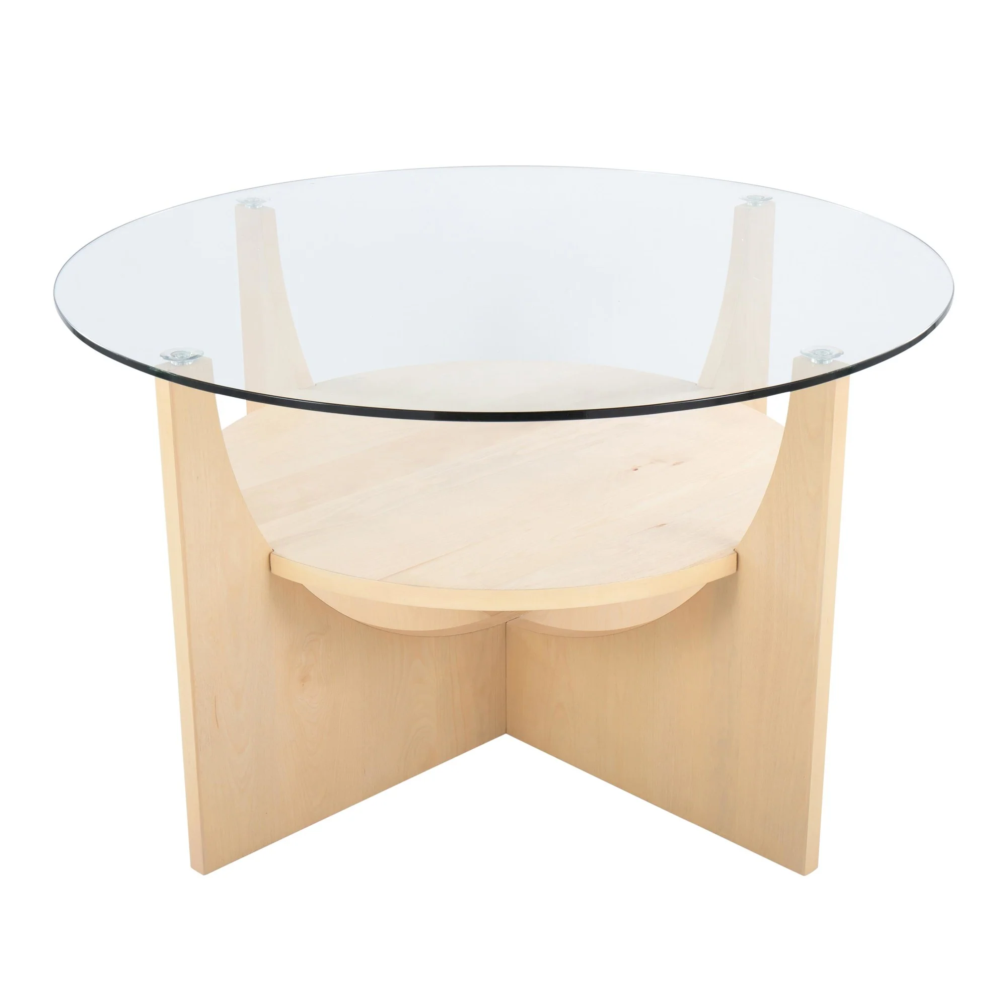 U-Shaped Coffee Table Transparent By LumiSource - Image 8