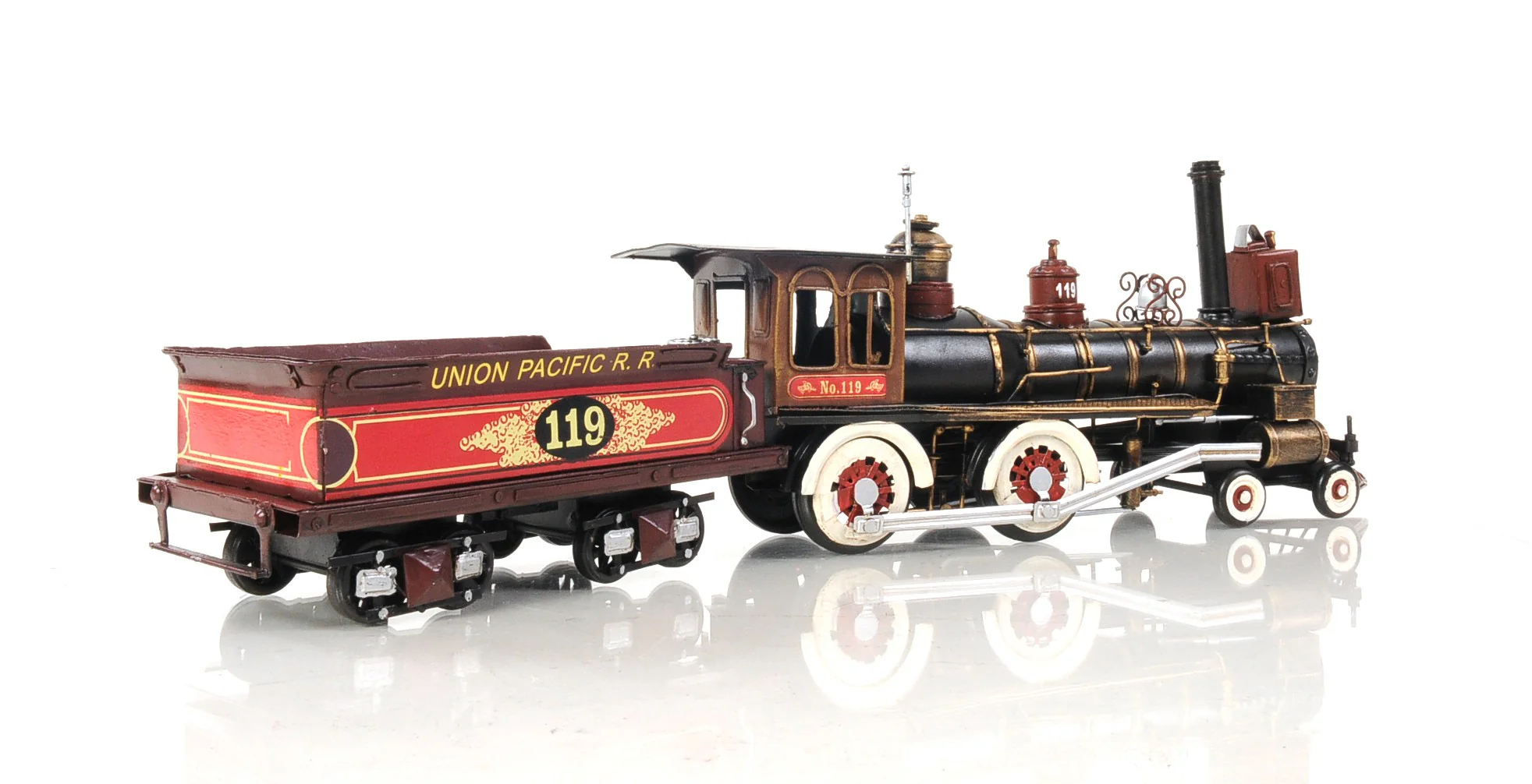 Union Pacific Locomotive Sculpture By Homeroots - Image 3