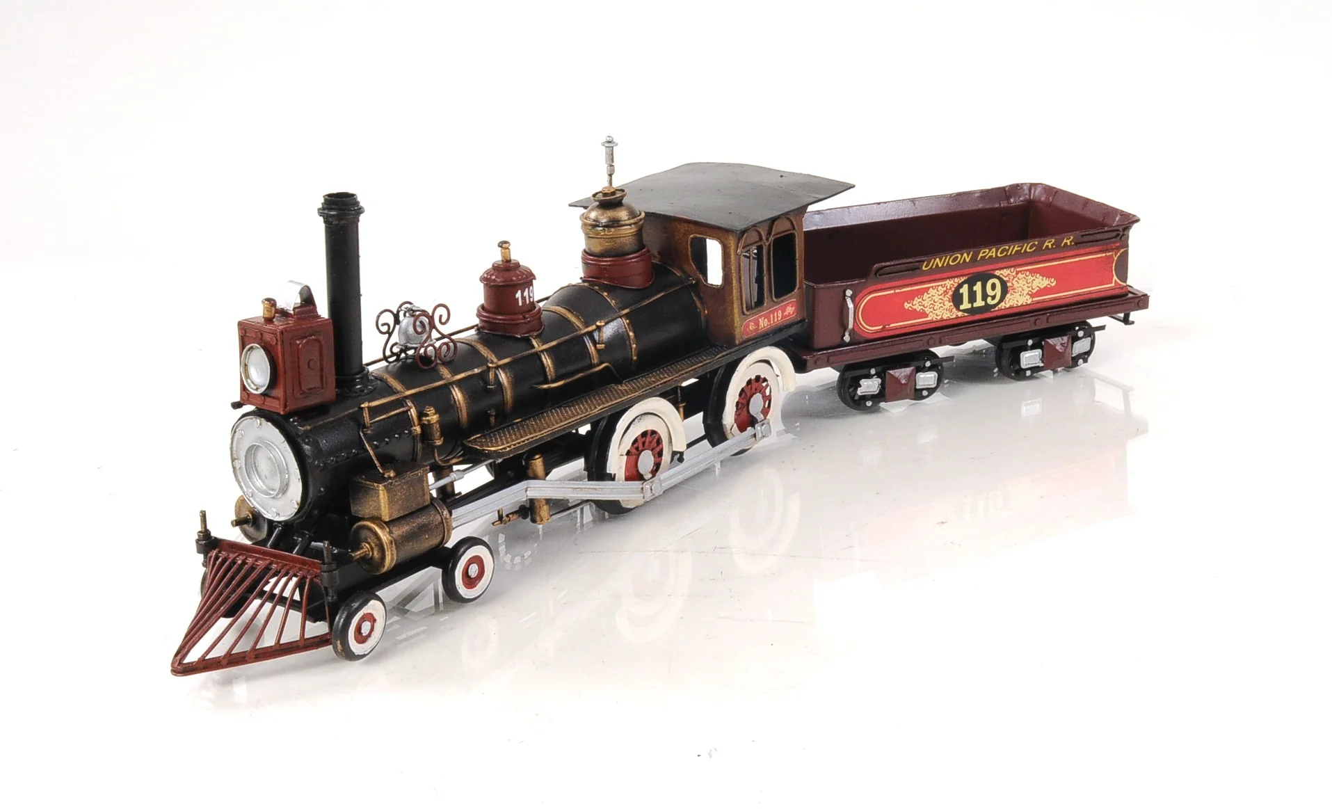 Union Pacific Locomotive Sculpture By Homeroots - Image 4