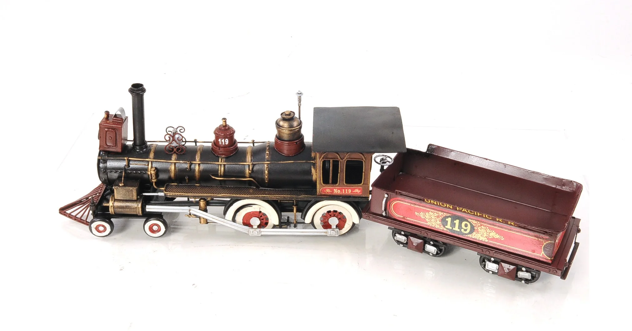Union Pacific Locomotive Sculpture By Homeroots - Image 6