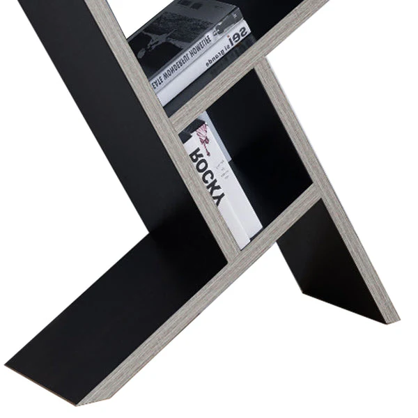 Unique Designed Console Table With Shelf, Dark Brown And Light Brown By Benzara - Image 4