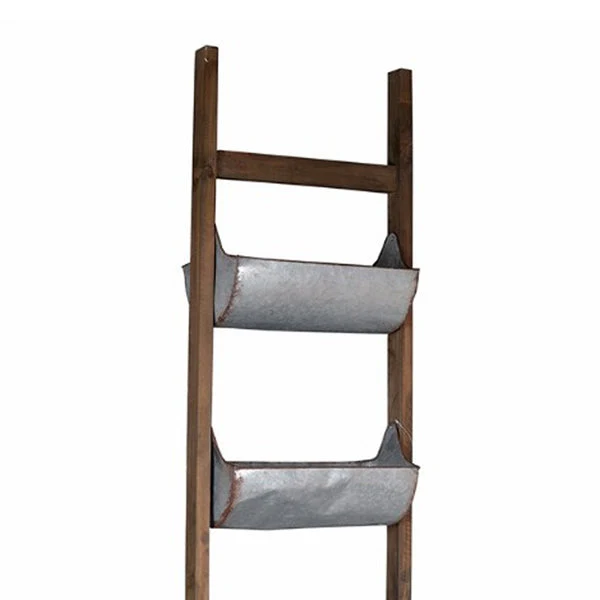 Uniquely Designed Reed Ladder Planter By Benzara - Image 5