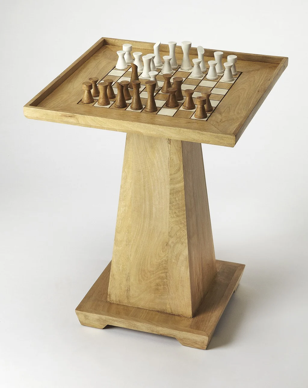 Updated Natural Wood Game Table By Homeroots - Image 5