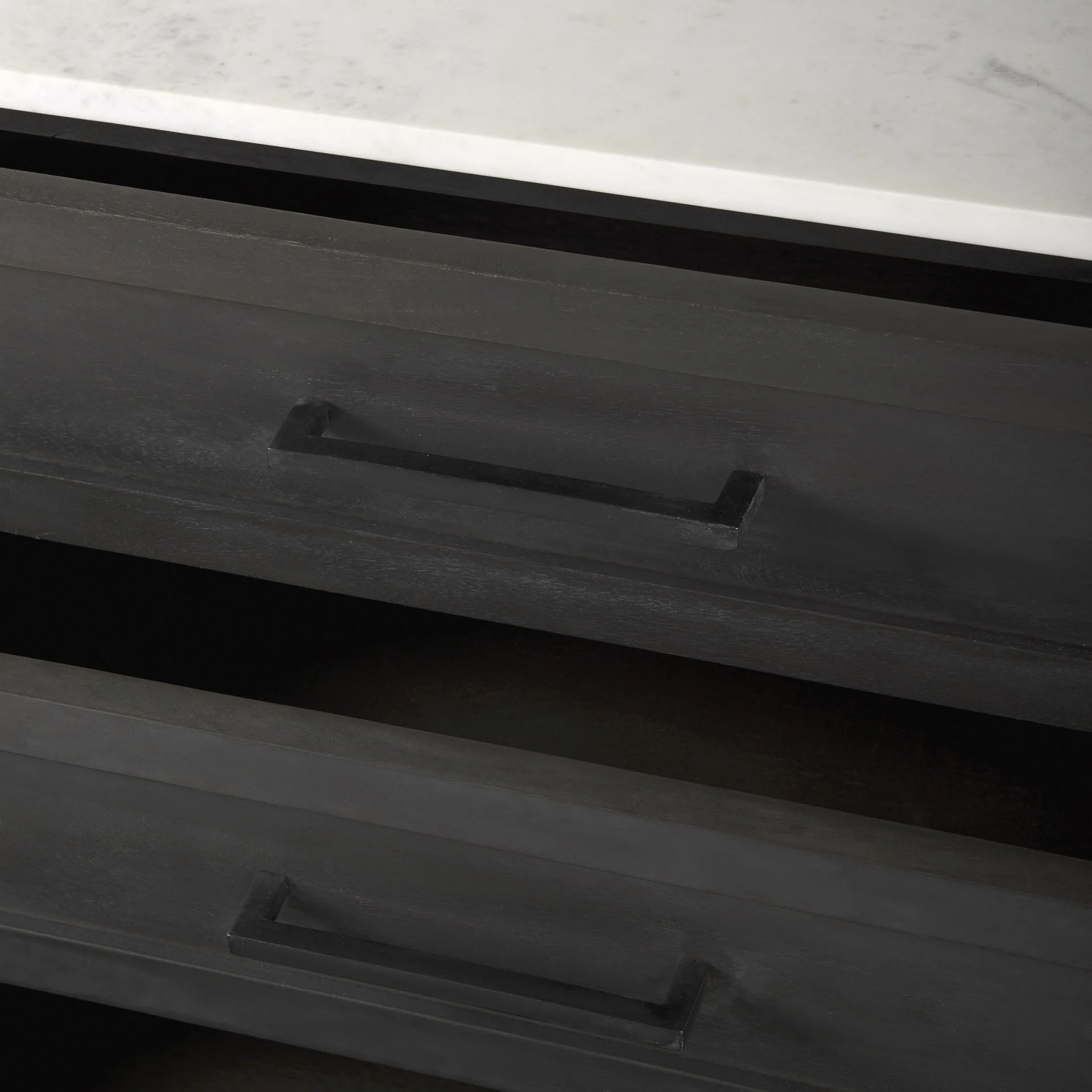 Updated Rustic Dark And Light Marble Top Dresser By Homeroots - Image 7