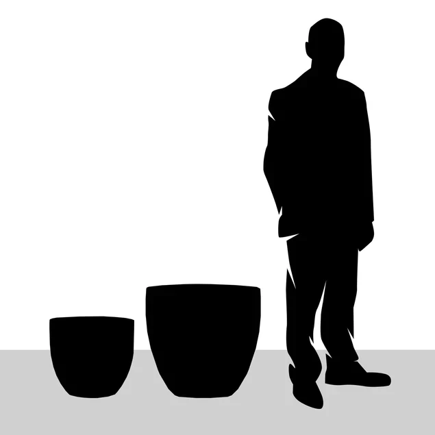 Urbano Flared Short Planters, Set Of 2 By Gold Leaf Design Group - Image 3