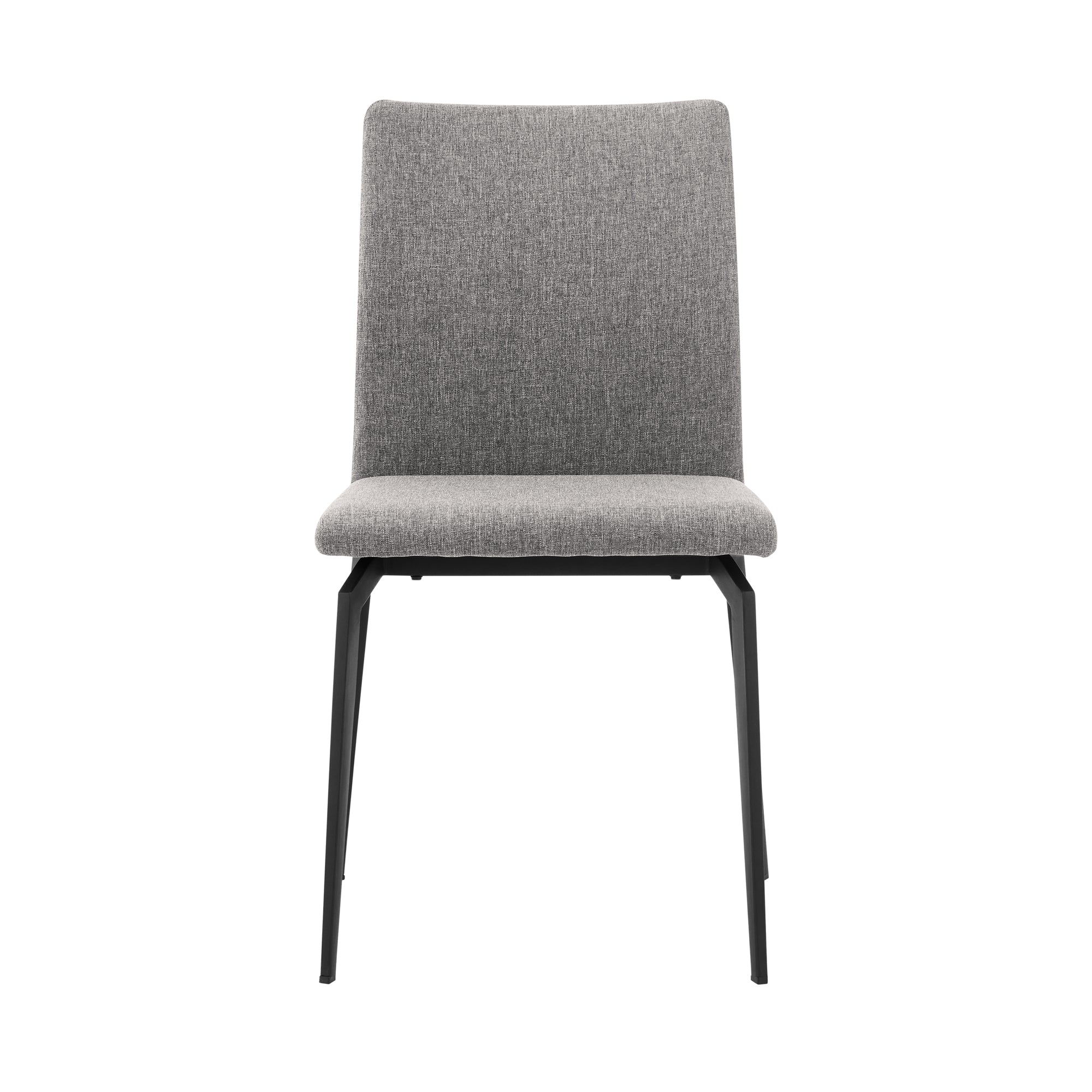Urbino Lyon 5 Piece Dining Set with Gray Fabric Chairs By Armen Living - Image 3