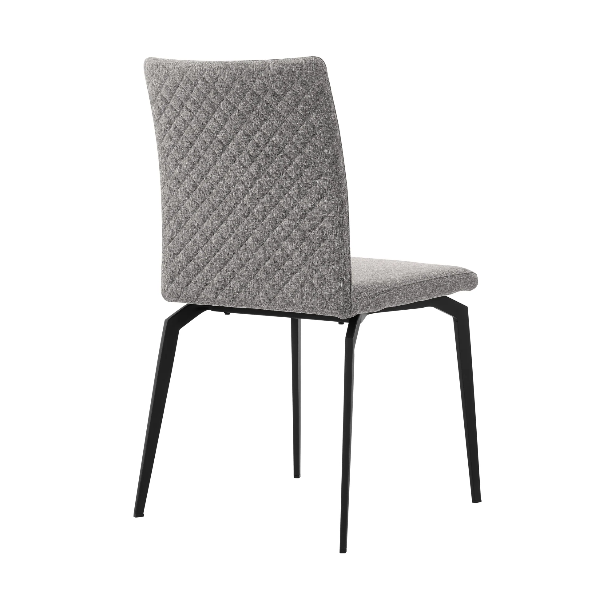 Urbino Lyon 5 Piece Dining Set with Gray Fabric Chairs By Armen Living - Image 4