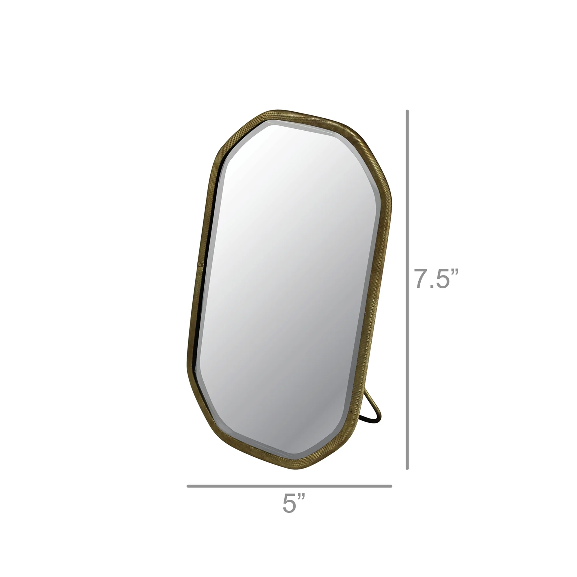 Vadara Easel Mirror, Brass - Rectangle Set Of 2 By HomArt - Image 2