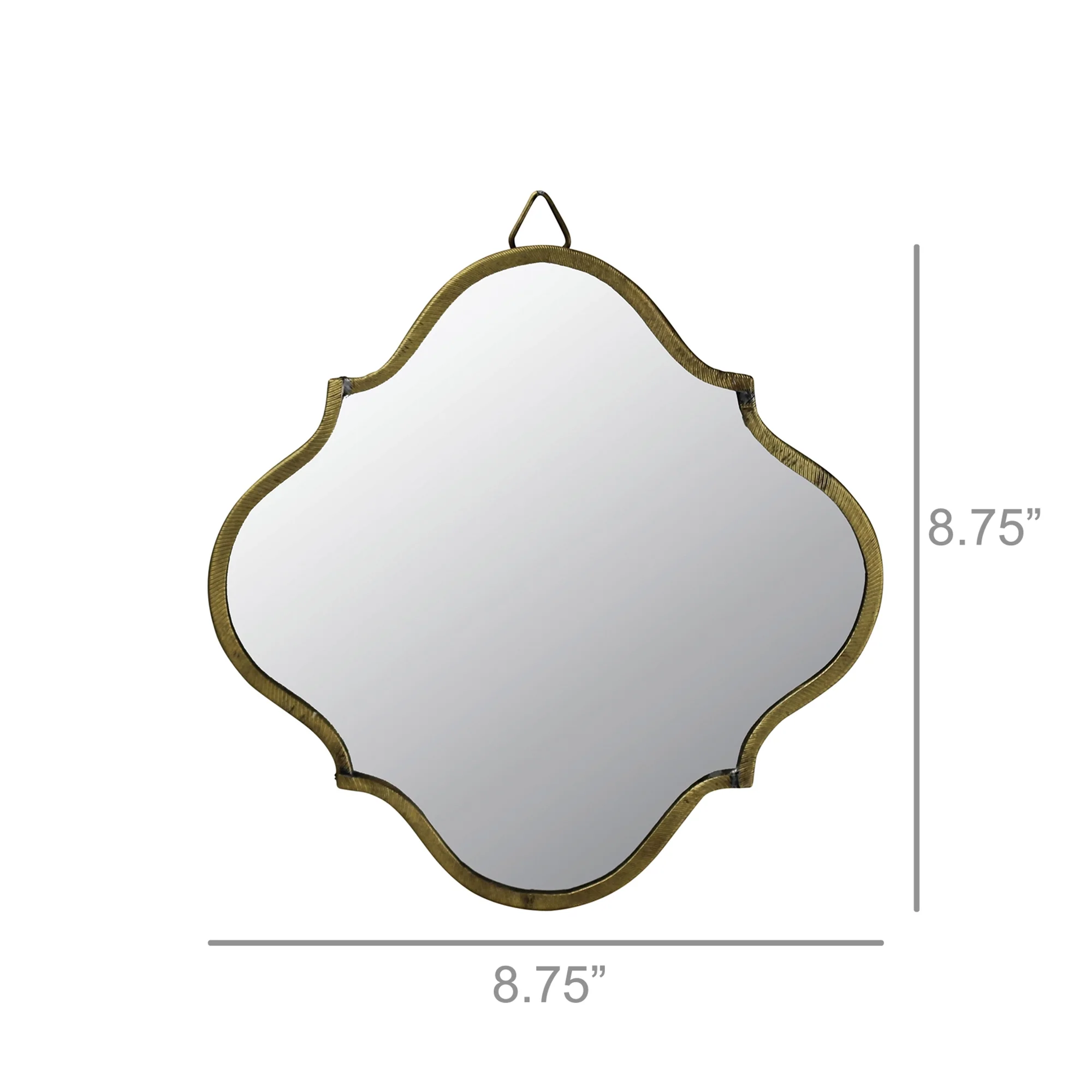Vadara Mirror, Brass - Greek Key Set Of 2 By HomArt - Image 2