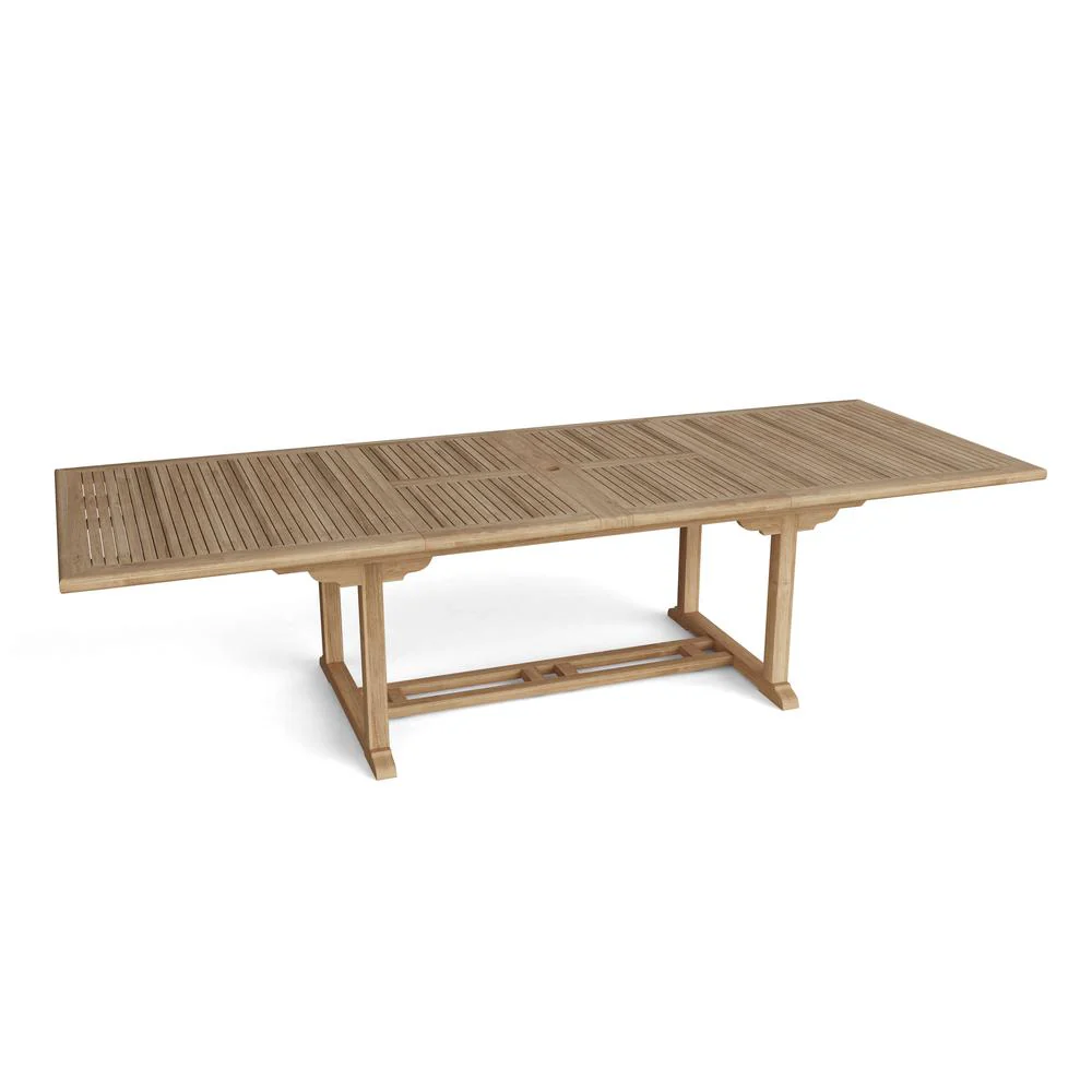 Valencia 117" Rectangular Table W/ Double Extensions By Anderson Teak - Image 2