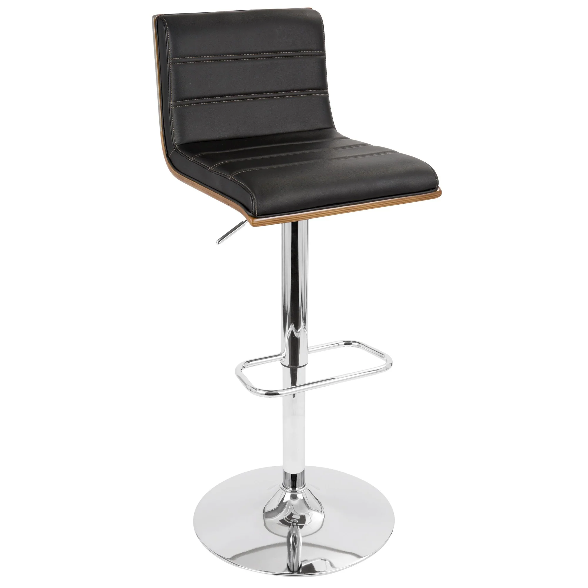 Valencia Adjustable Barstool - Set of 2 Black  By LumiSource - Image 13