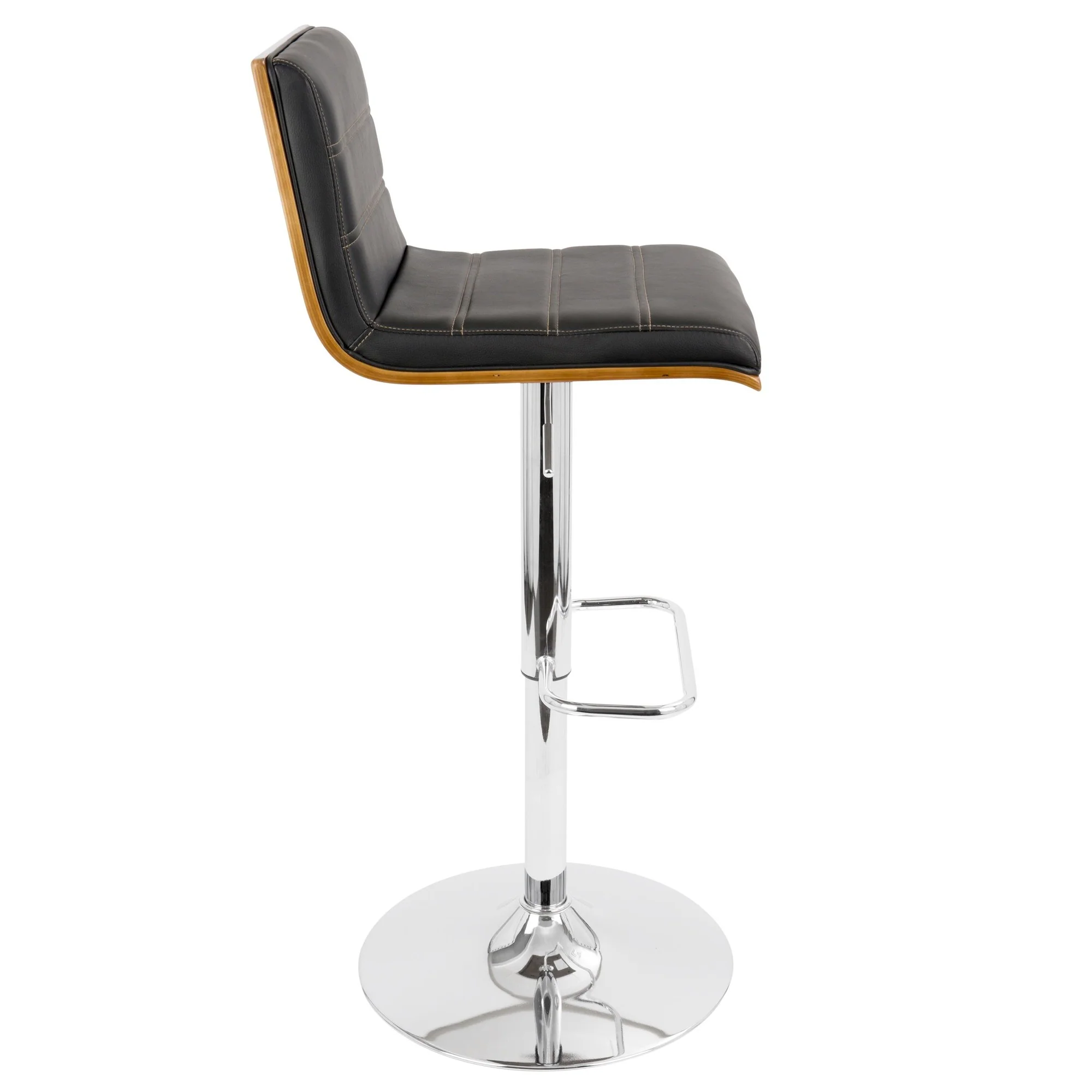 Valencia Adjustable Barstool - Set of 2 Black  By LumiSource - Image 14