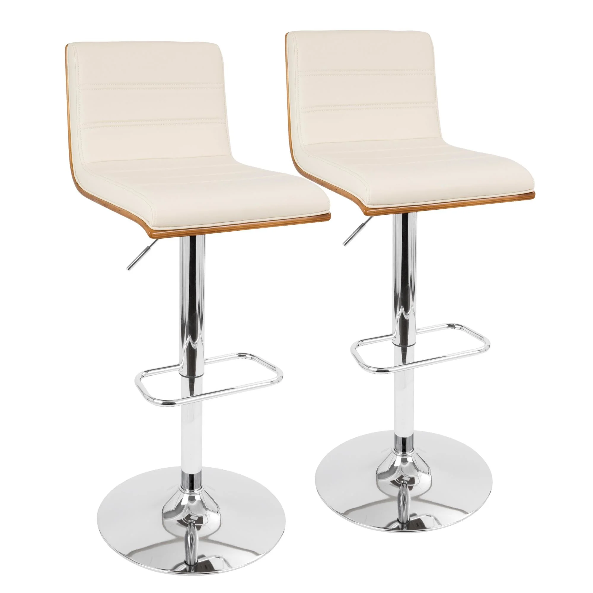 Valencia Adjustable Barstool - Set of 2 Black  By LumiSource - Image 20