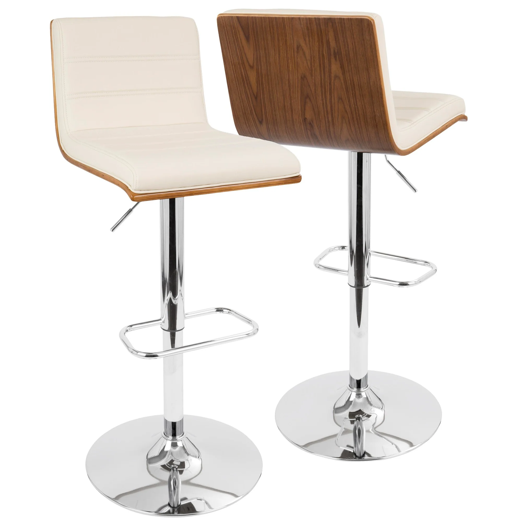 Valencia Adjustable Barstool - Set of 2 Black  By LumiSource - Image 21