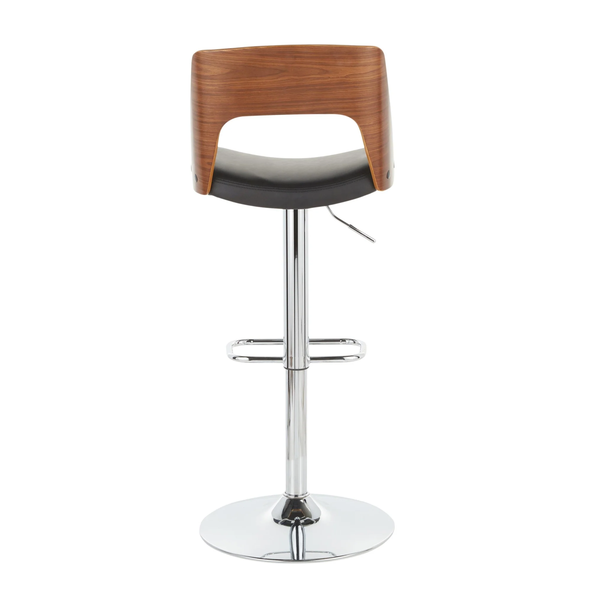 Valencia Adjustable Barstool - Set of 2 Black  By LumiSource - Image 7