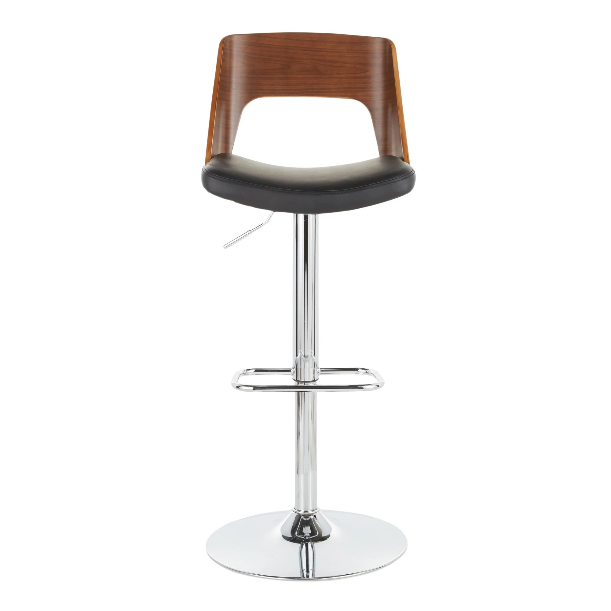 Valencia Adjustable Barstool - Set of 2 Black  By LumiSource - Image 8
