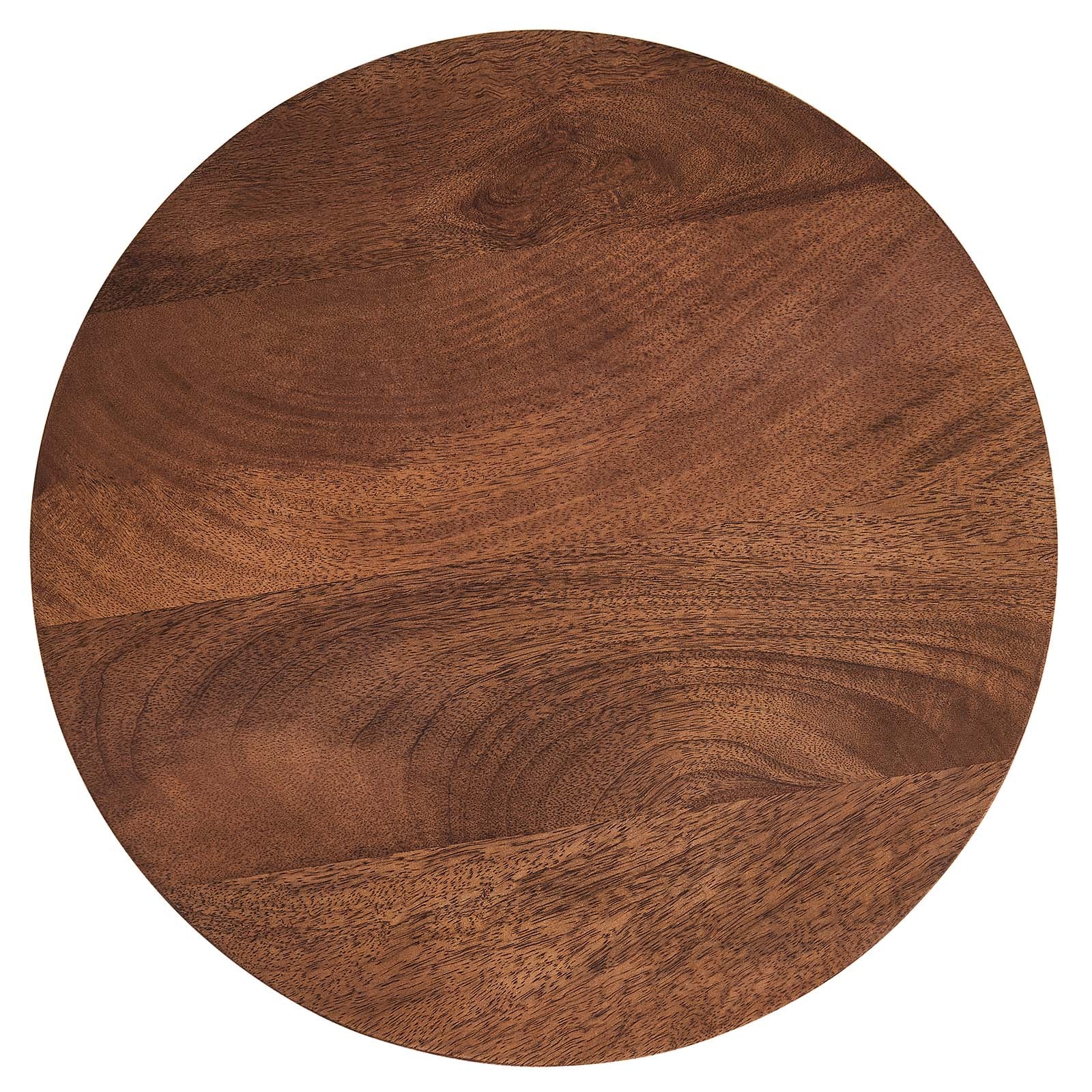Valeo Round Wood and Metal Side Table By Modway - EEI-6831 - Image 4