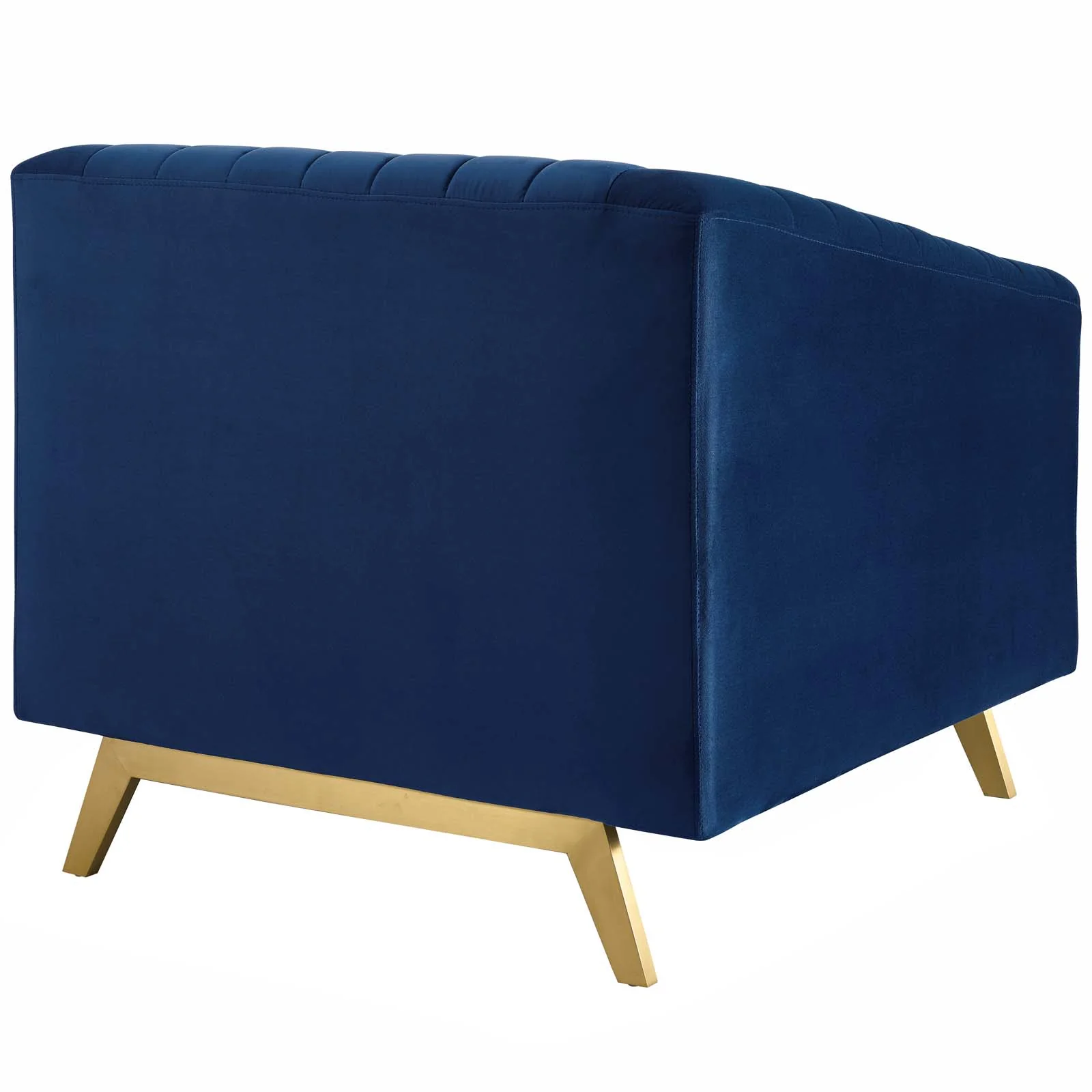 Valiant Vertical Channel Tufted Upholstered Performance Velvet Armchair Set of 2 By Modway - EEI-4142 - Image 4