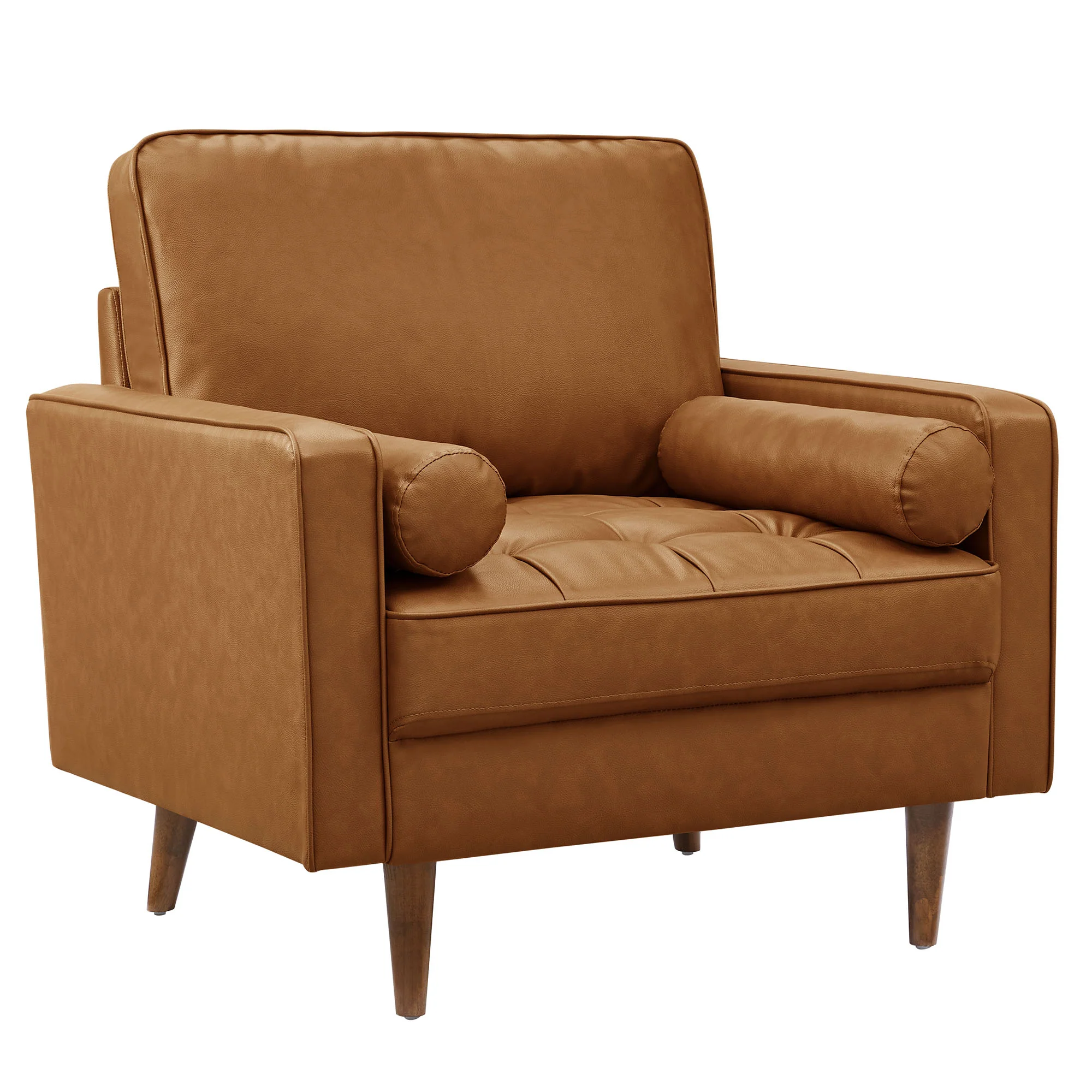Valour Tufted Vegan Leather Accent Armchair by Modway - Image 10