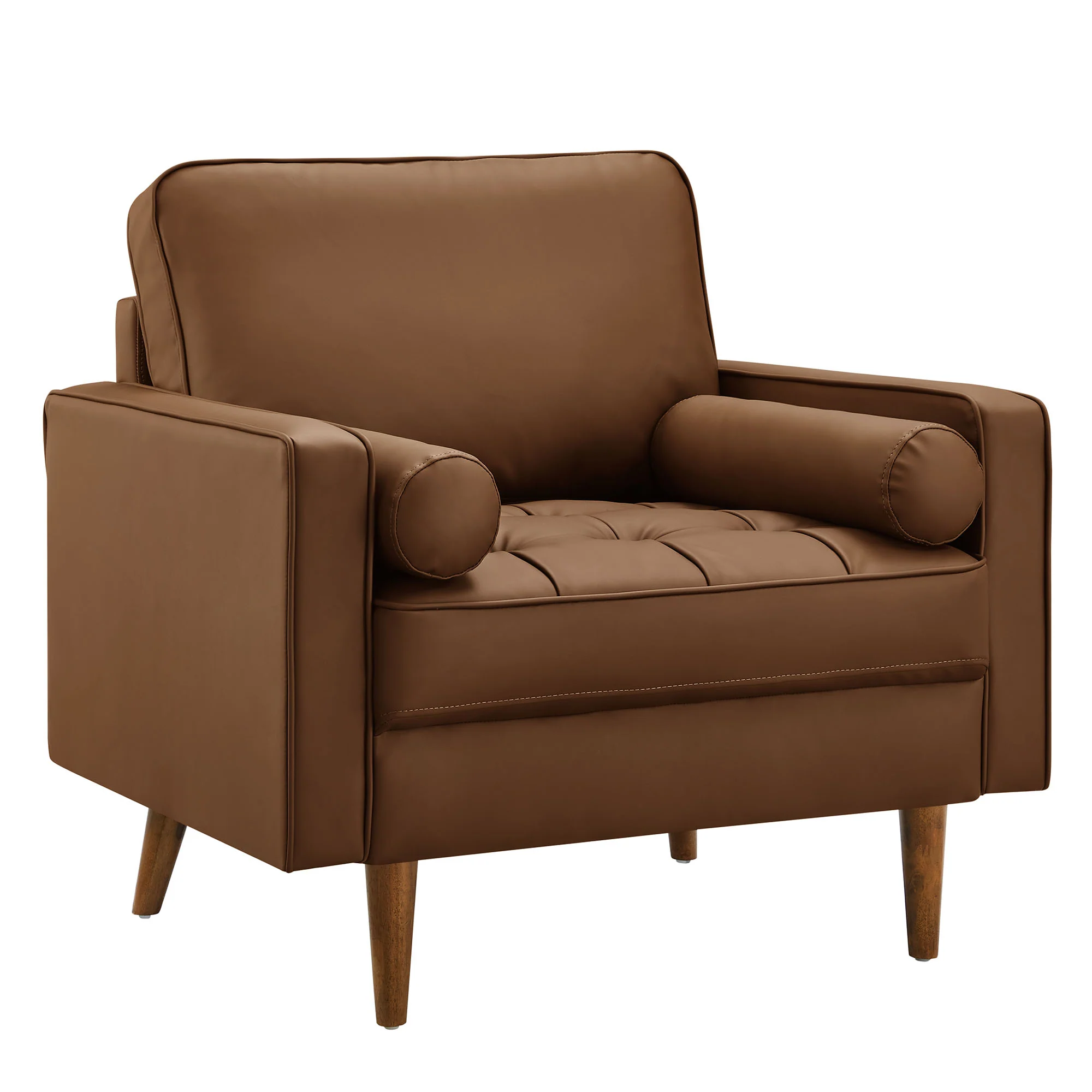 Valour Tufted Vegan Leather Accent Armchair by Modway - Image 2