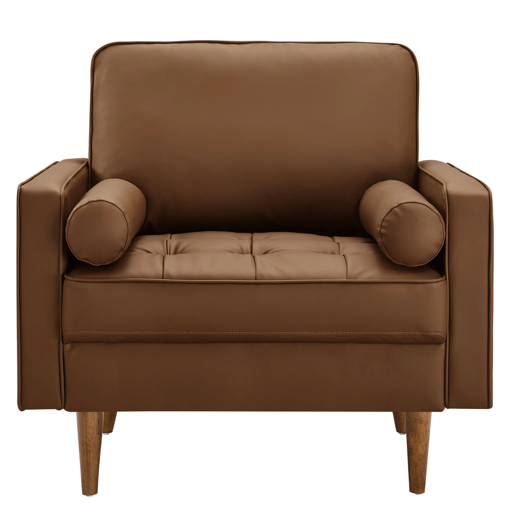 Valour Tufted Vegan Leather Accent Armchair by Modway - Image 5