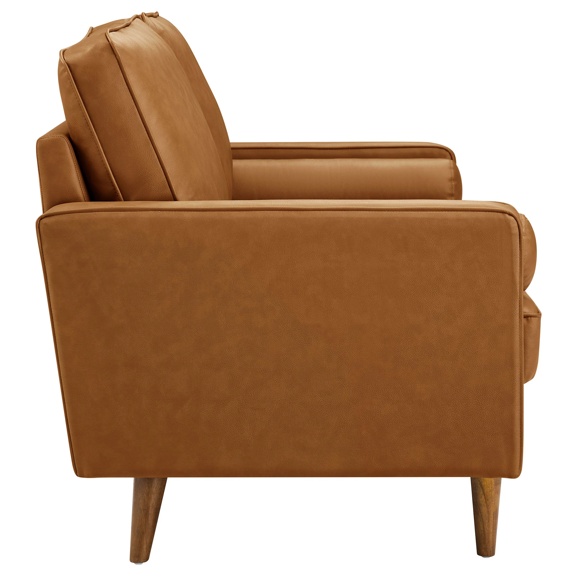 Valour Tufted Vegan Leather Loveseat by Modway - Image 11