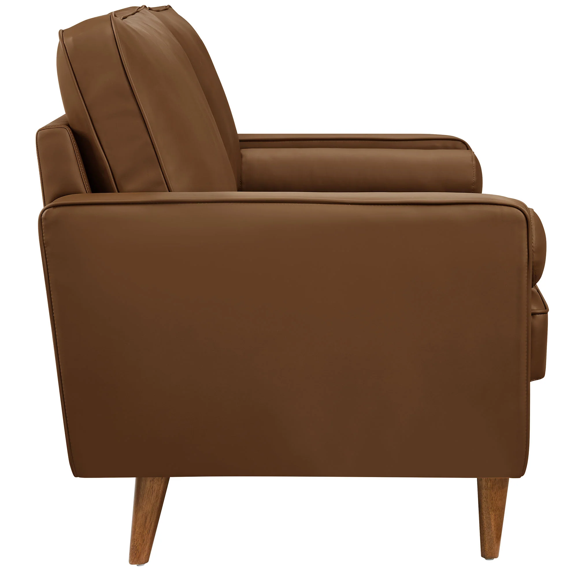 Valour Tufted Vegan Leather Loveseat by Modway - Image 3