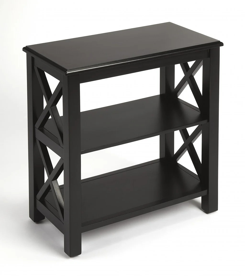 Vance Black Licorice Bookcase By Homeroots - Image 4