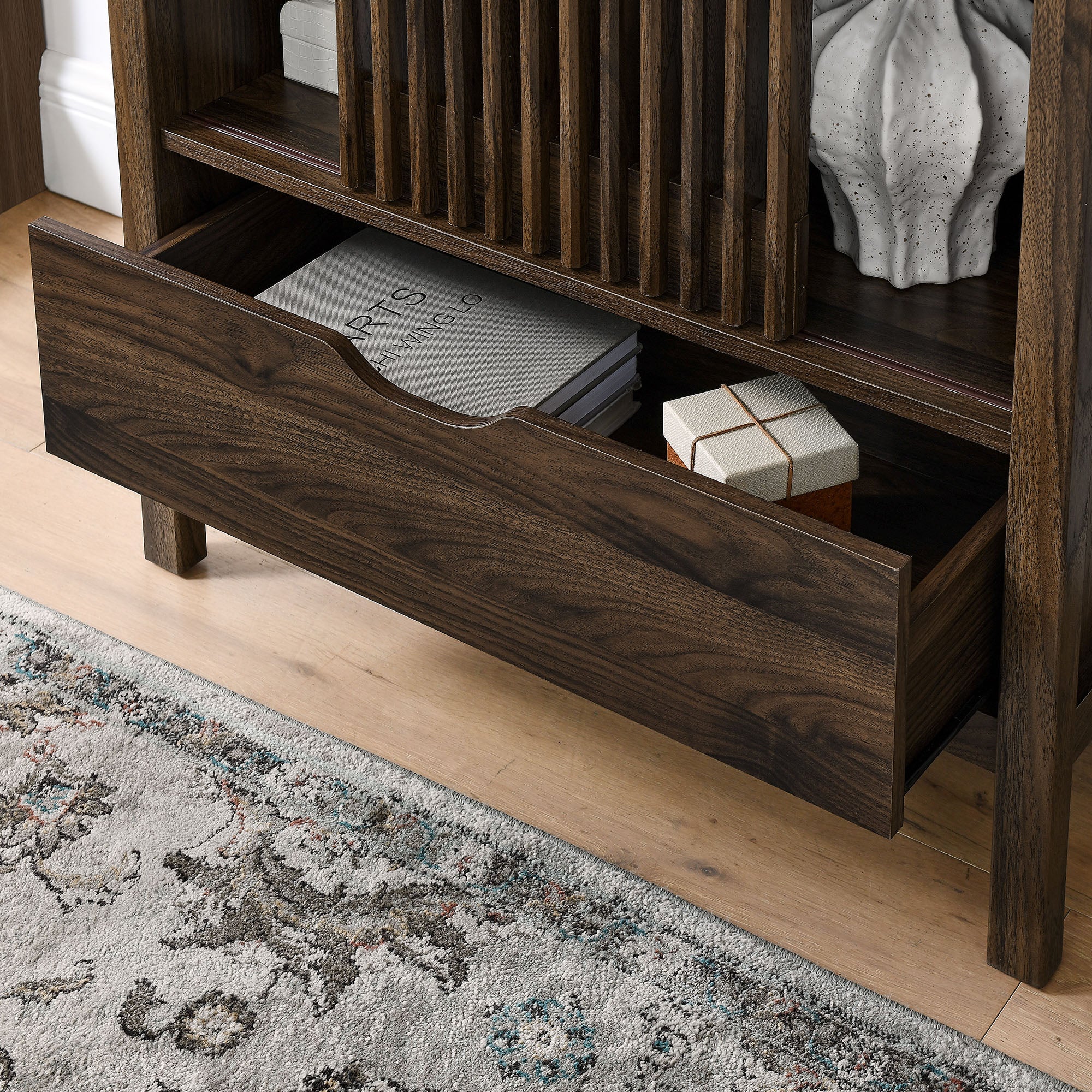Vaughn 71" Arched Storage Display Cabinet by Modway - Image 17