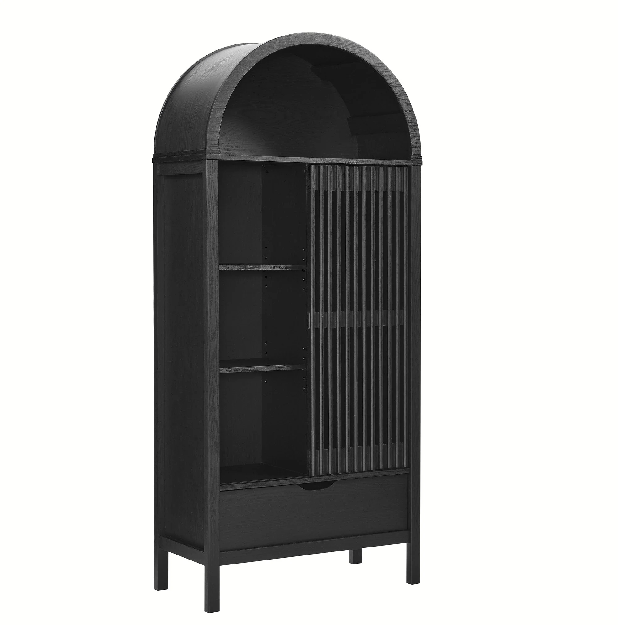 Vaughn 71" Arched Storage Display Cabinet by Modway - Image 2